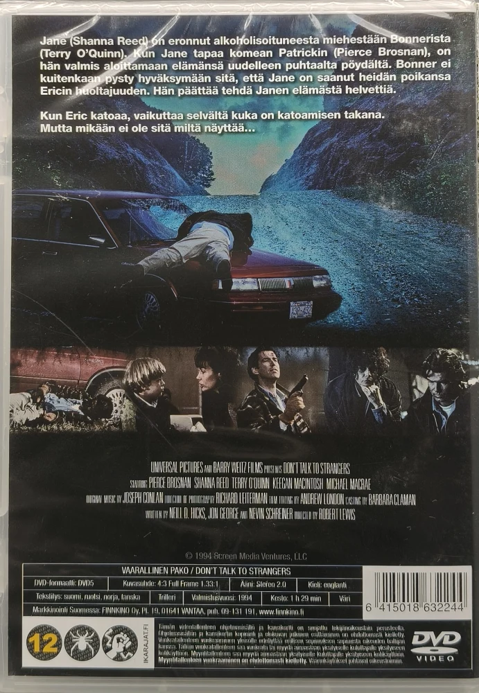 UUSI (DVD)  Pierce Brosnan: Vaarallinen Pako (1994)
