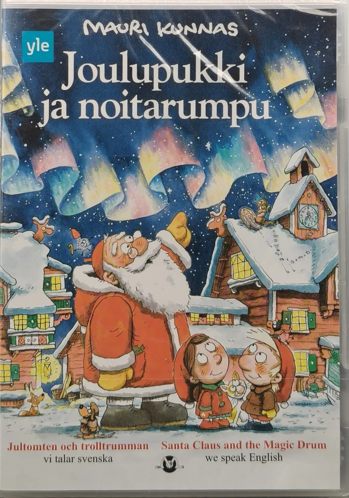 UUSI (DVD) MAURI KUNNAS: Joulupukki ja noitarumpu (1996)