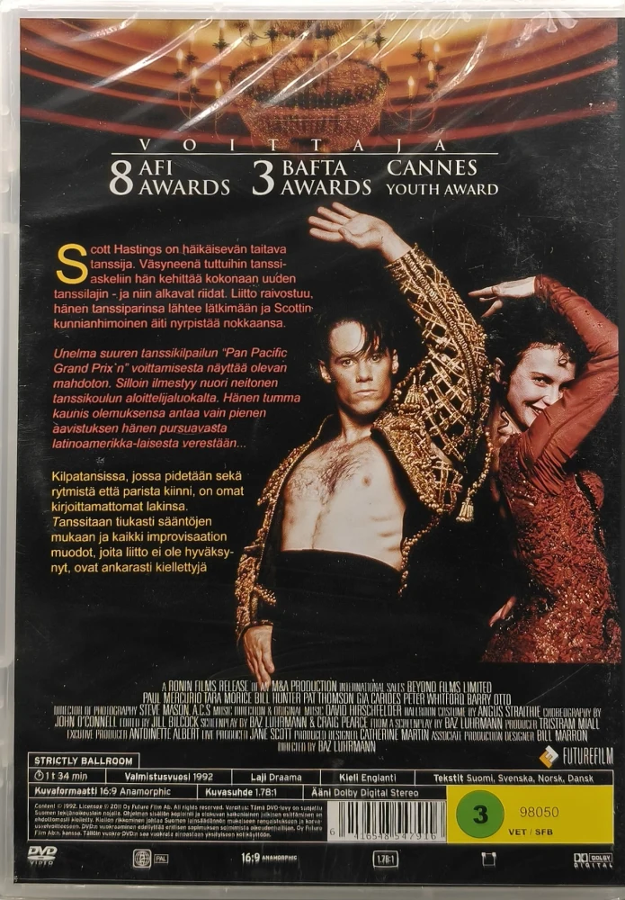 UUSI (DVD) Strictly Ballroom - Kielletyt askeleet (1992)