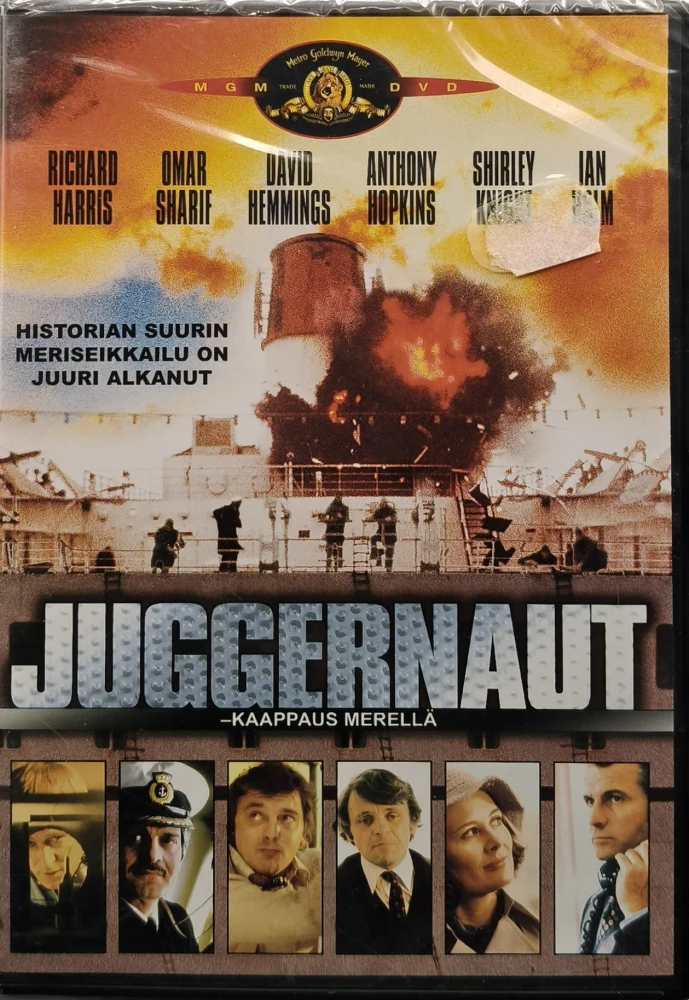 UUSI (DVD) Juggernaut - kaappaus merellä (1974)