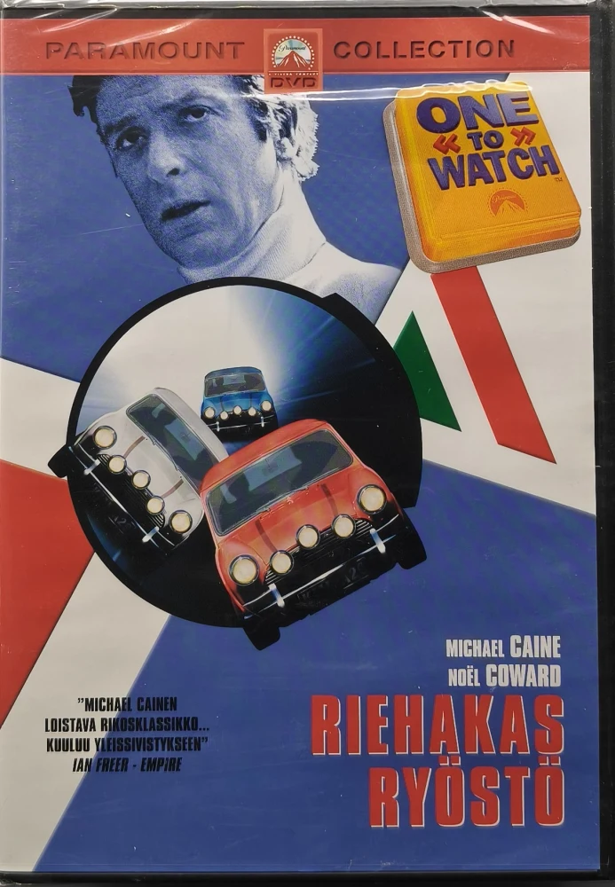 UUSI! DVD) Michael Caine: Riehakas ryöstö (1969) SUOMIKANNET