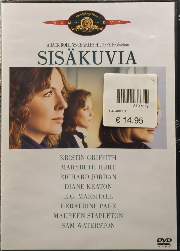 UUSI (DVD) Woody Allen: Sisäkuvia - Interiors (1978)