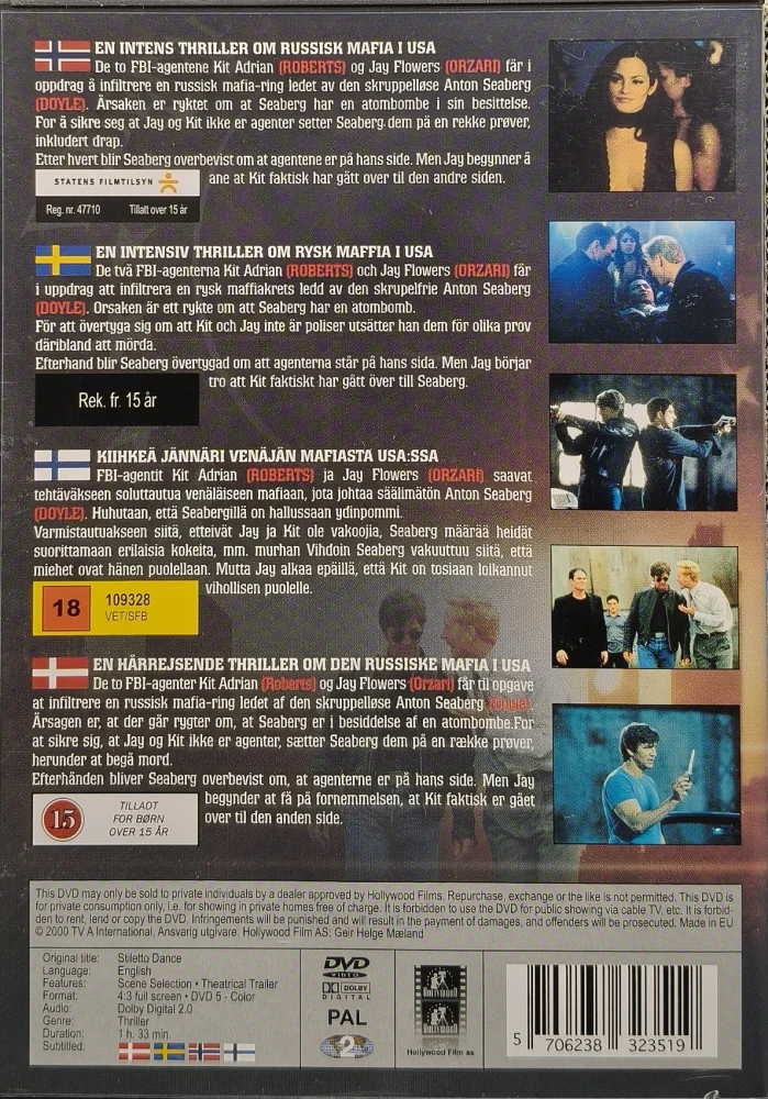 DVD) Eric Roberts: Stiletto Dance (2000)