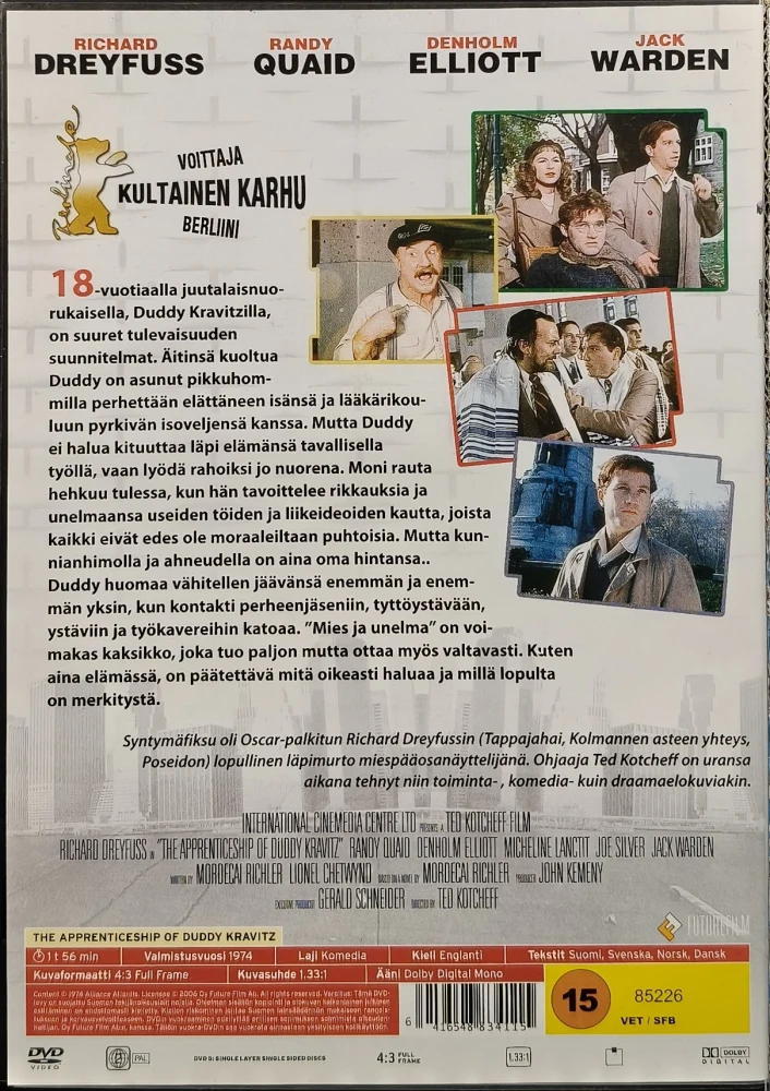 DVD) Richard Dreyfuss: Syntymäfiksu (1974) SUOMIKANNET
