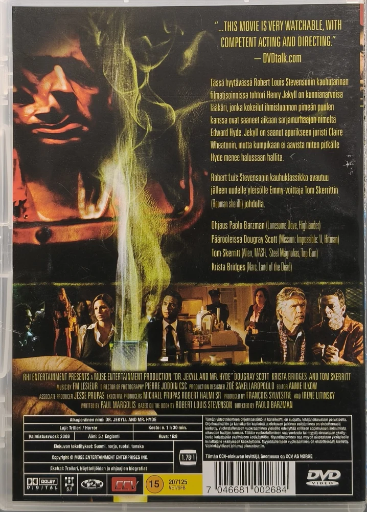 DVD) Dr. Jekyll and Mr. Hyde (2008) SUOMIKANNET