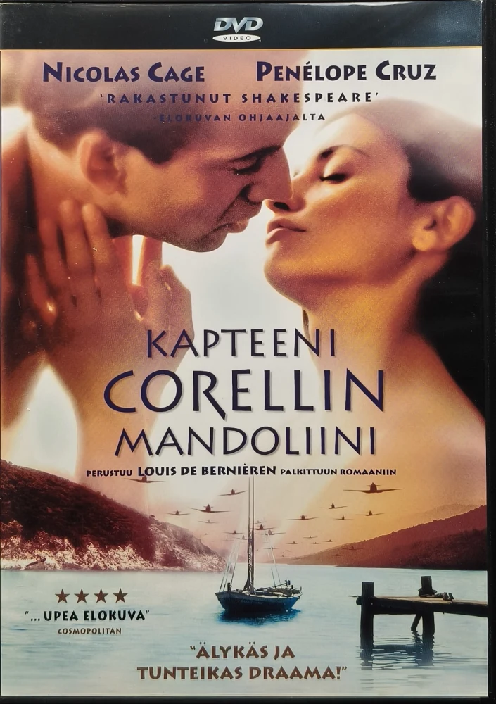 DVD) Nicolas Cage: Kapteeni Corellin mandoliini (2001) Egmont
