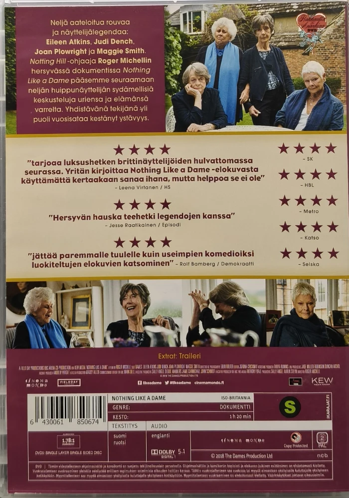 DVD) Maggie Smith: Nothing like a dame (2018)