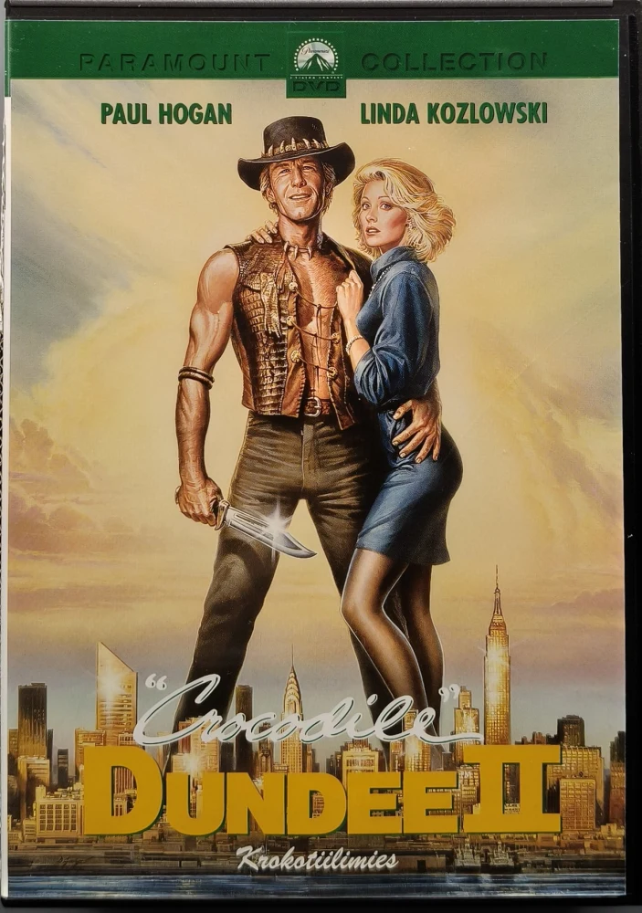 DVD) Krokotiilimies 2 - Crocodile Dundee II (1988) SUOMIKANNET