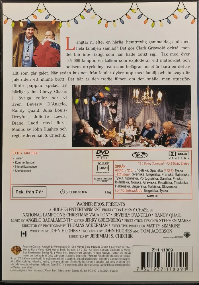 DVD) Chevy Chase: Joulupuu on kärvennetty (1989)