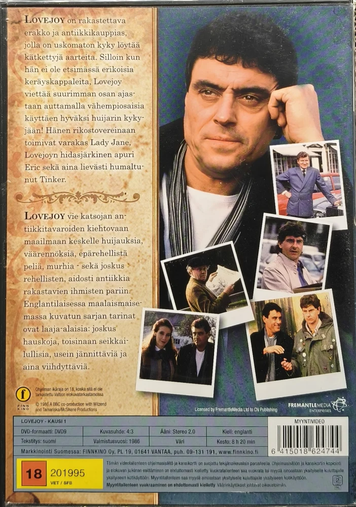 3 DVD) Lovejoy - kausi 1 (1986) SUOMIKANNET