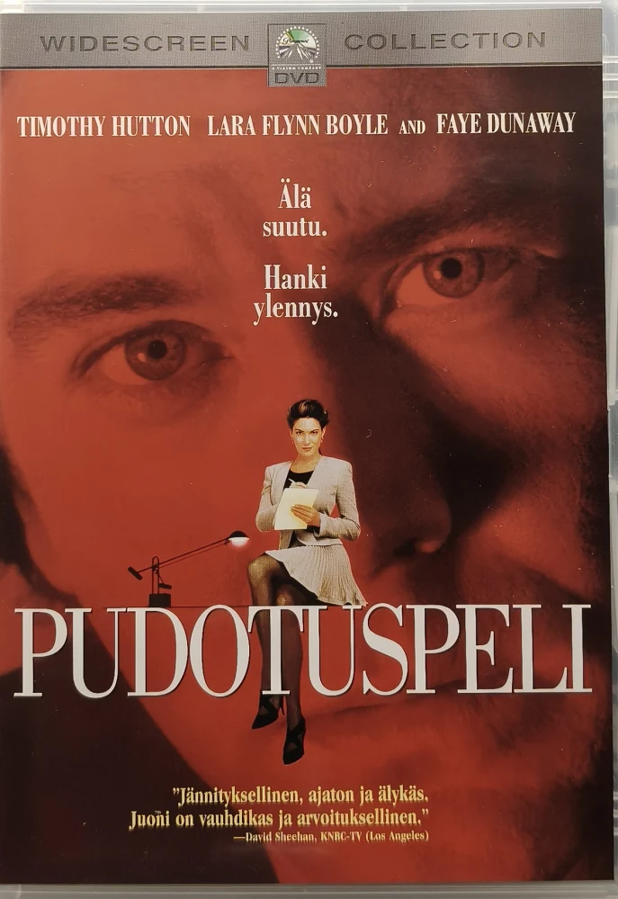DVD) Lara Flynn Boyle, Timothy Hutton: Pudotuspeli - The Temp (1993) SUOMIKANNET
