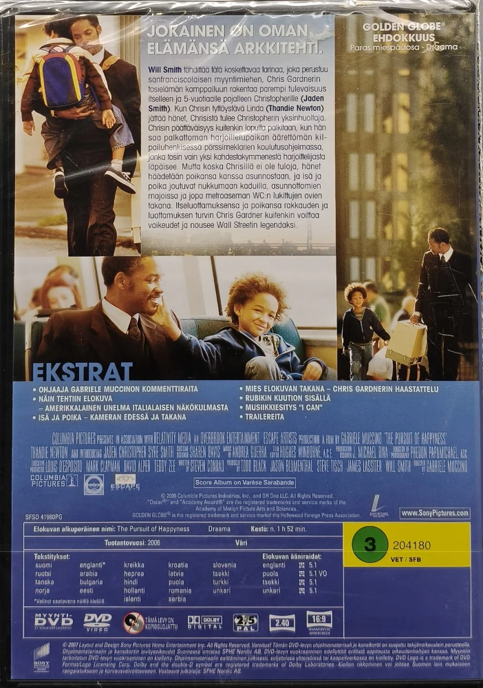 UUSI (DVD)  Will Smith: Onnen Potkuja (2006) SUOMIKANNET