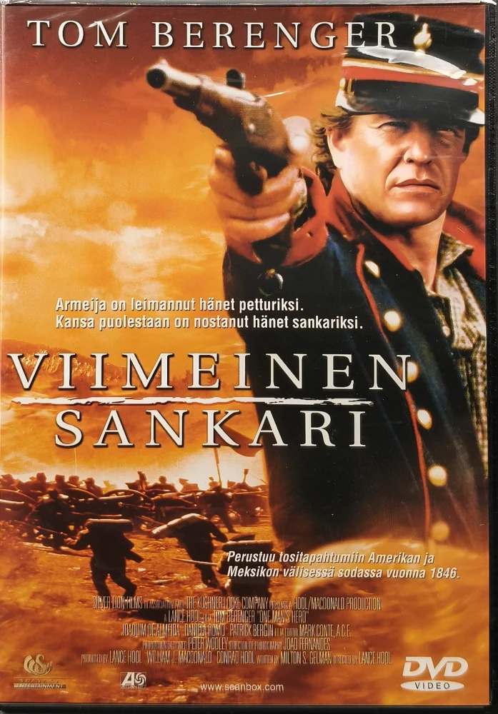 UUSI (DVD) Tom Berenger: Viimeinen sankari - One Man's Hero (1999)