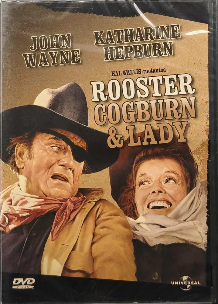 UUSI (DVD) John Wayne: Rooster Cogburn & Lady (1975)