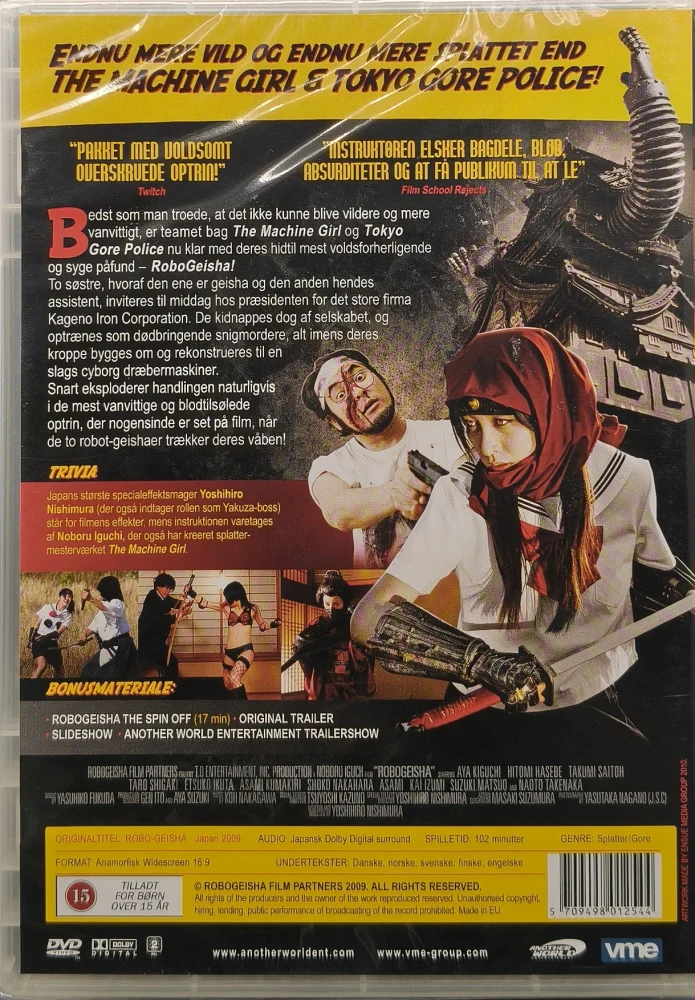 UUSI (DVD) Robogeisha - Robo-geisha (2009) SUOMITEKSTIT