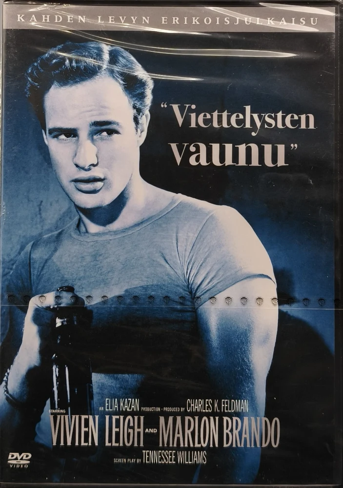UUSI (2 DVD) Marlon Brando: Viettelysten vaunu (1951)