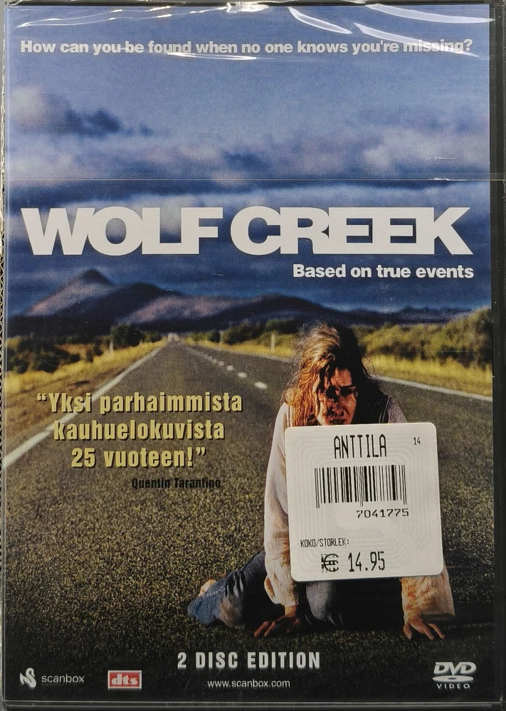 UUSI (2 DVD) Wolf Creek (2005) SUOMIKANNET