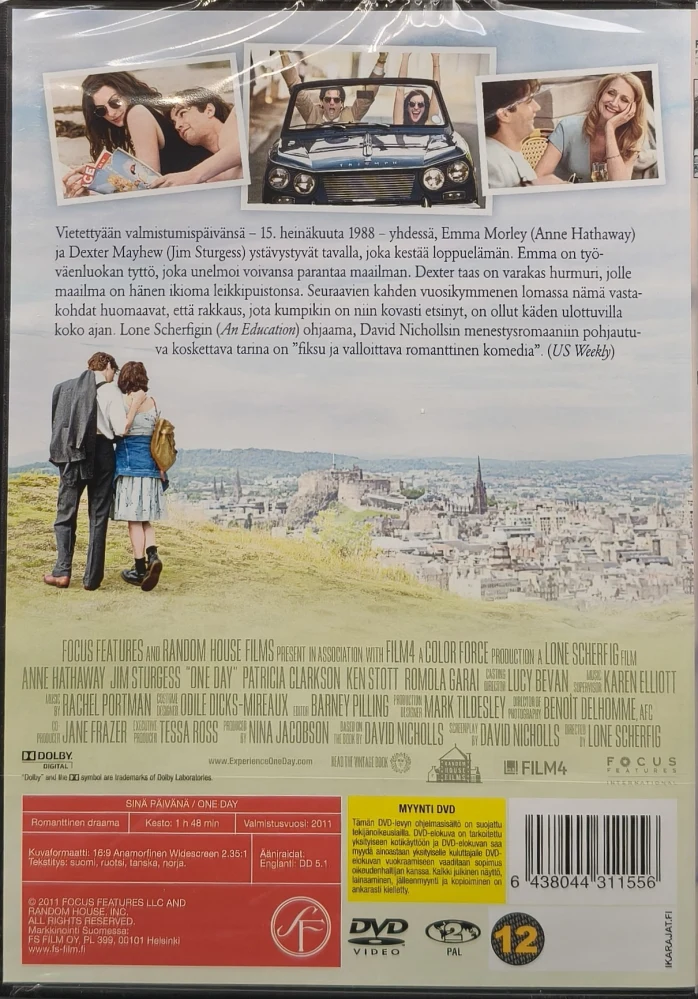UUSI (DVD) Anne Hathaway: Sinä Päivänä - One Day (2011)