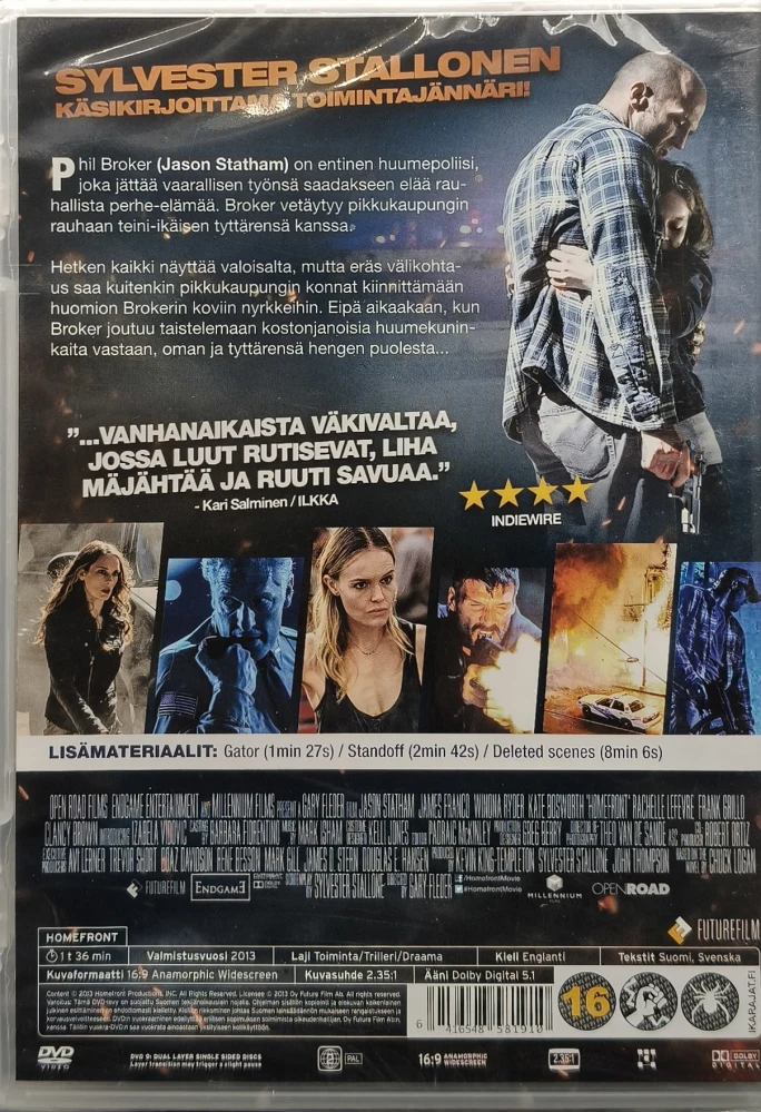 UUSI (DVD) Jason Statham: Homefront (2013) SUOMIKANNET