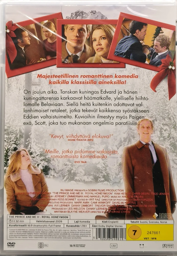 UUSI (DVD) Minä ja Prinssi 3: Häämatka (2008)