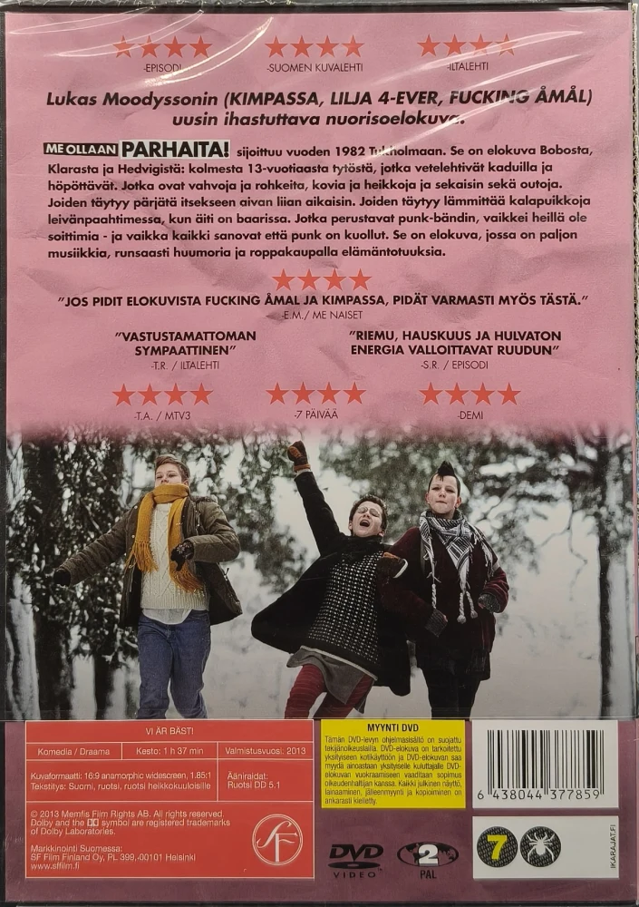 UUSI (DVD) Lukas Moodysson: Me ollaan parhaita! (2013)