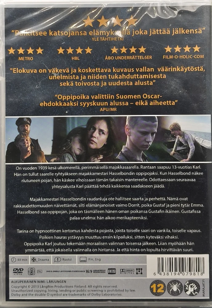 UUSI (DVD) Oppipoika (2013) O: Ulrika Bengts