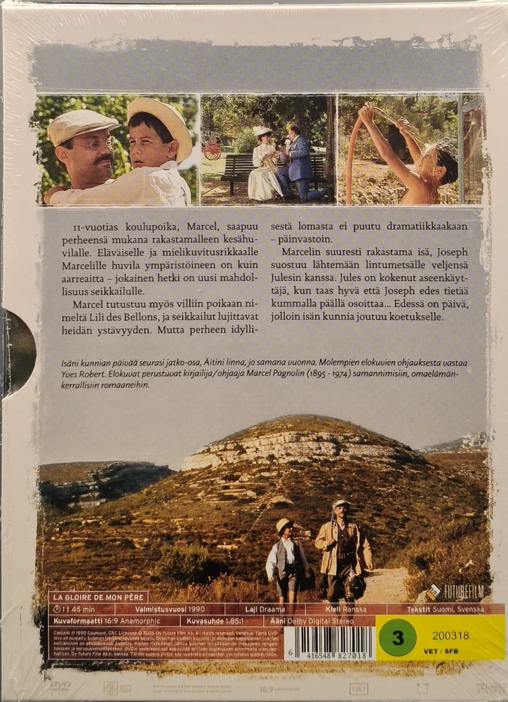 UUSI (DVD) Isäni kunnian päivä (1990) Philippe Caubere