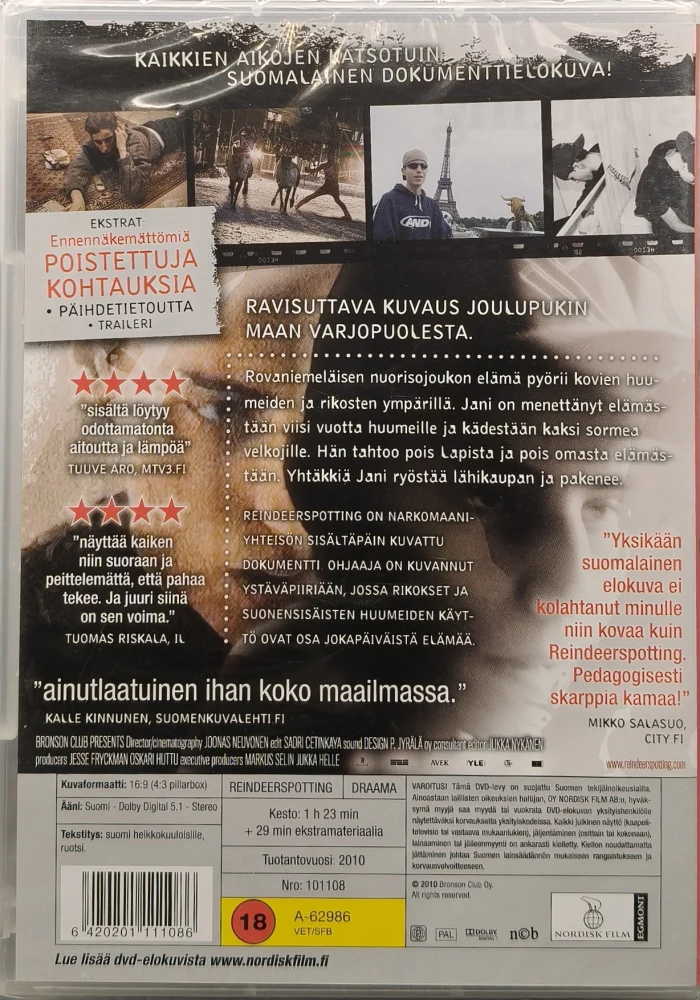 UUSI (DVD) Reindeerspotting - pako joulumaasta (2010)