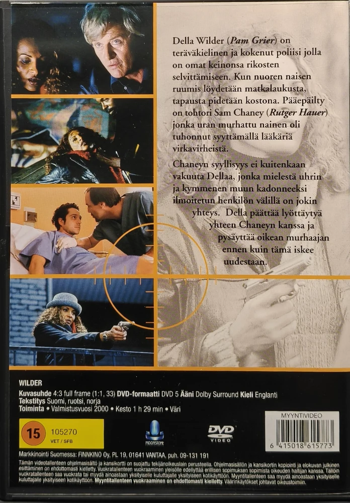 DVD) Rutger Hauer: Wilder (2000) SUOMIKANNET