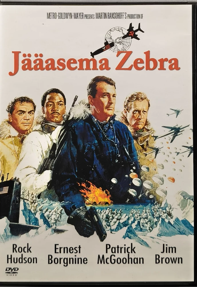 DVD) : Rock Hudson: Jääasema Zebra (1968) SUOMIKANNET