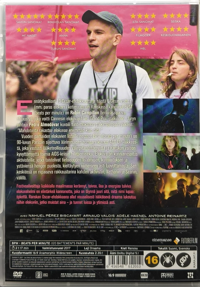 DVD) BPM - BEATS PER MINUTE (2017) SUOMITEKSTIT