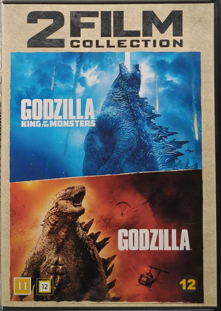 2 DVD) Godzilla (2014) & King of the Monsters (2019) SUOMITEKSTIT