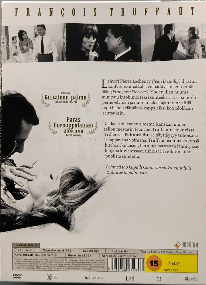 DVD) François Truffaut: Pehmeä iho (1964) SUOMIKANNET