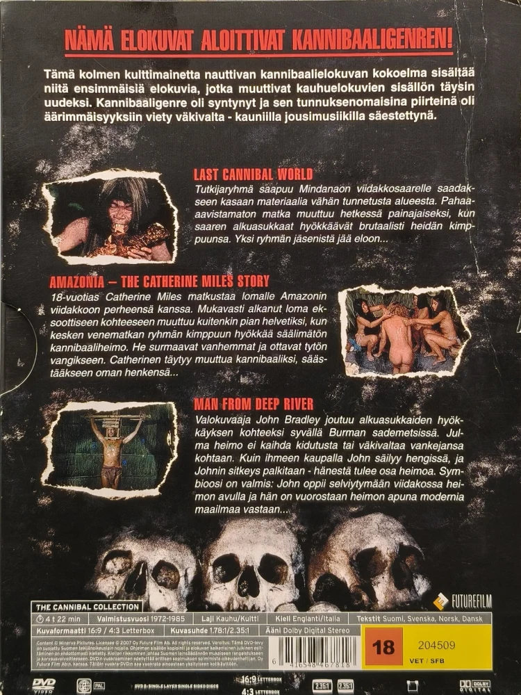 3 DVD Boksi) The Cannibal Collection - Kokoelma - SUOMIKANNET