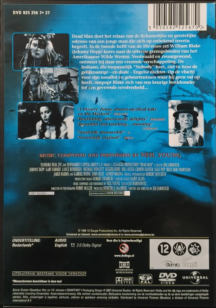 DVD) Jim Jarmusch: DEAD MAN (1995) Johnny Depp