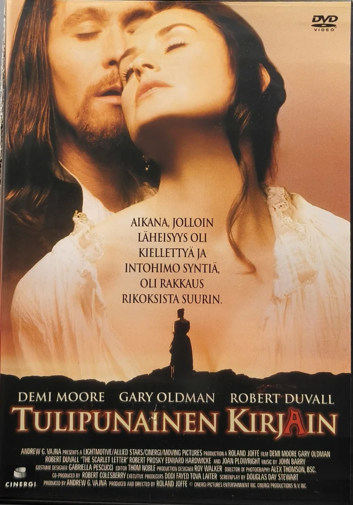DVD) Demi Moore: Tulipunainen Kirjain - The Scarlet Letter (1995)