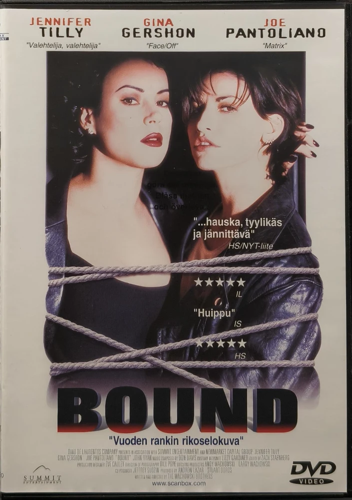 DVD) Gina Gershon, Jennifer Tilly: Bound (1996) SUOMIKANNET