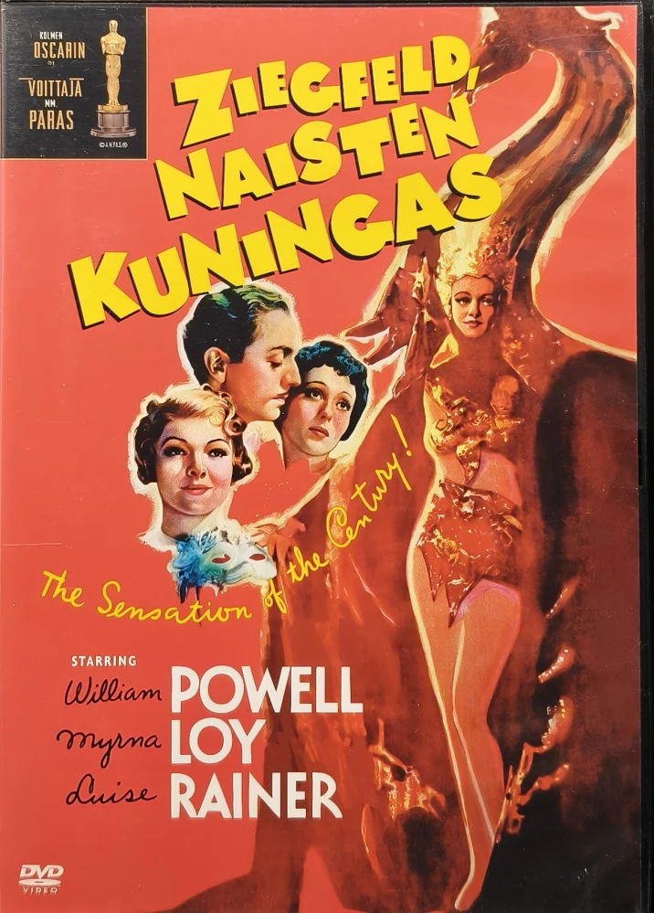 DVD) William Powell: Ziegfeld Naisten Kuningas (1936) SUOMIKANNET