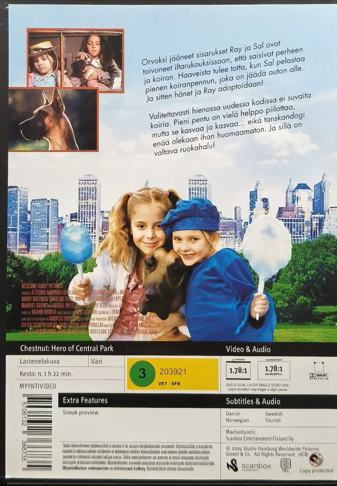 DVD) Koiruuksia keskuspuistossa (2004) SUOMIPUHE
