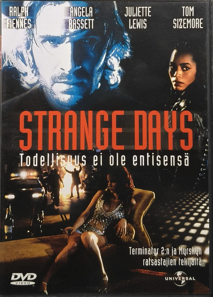 DVD) Ralph Fiennes: Strange Days (1995) SUOMIKANNET