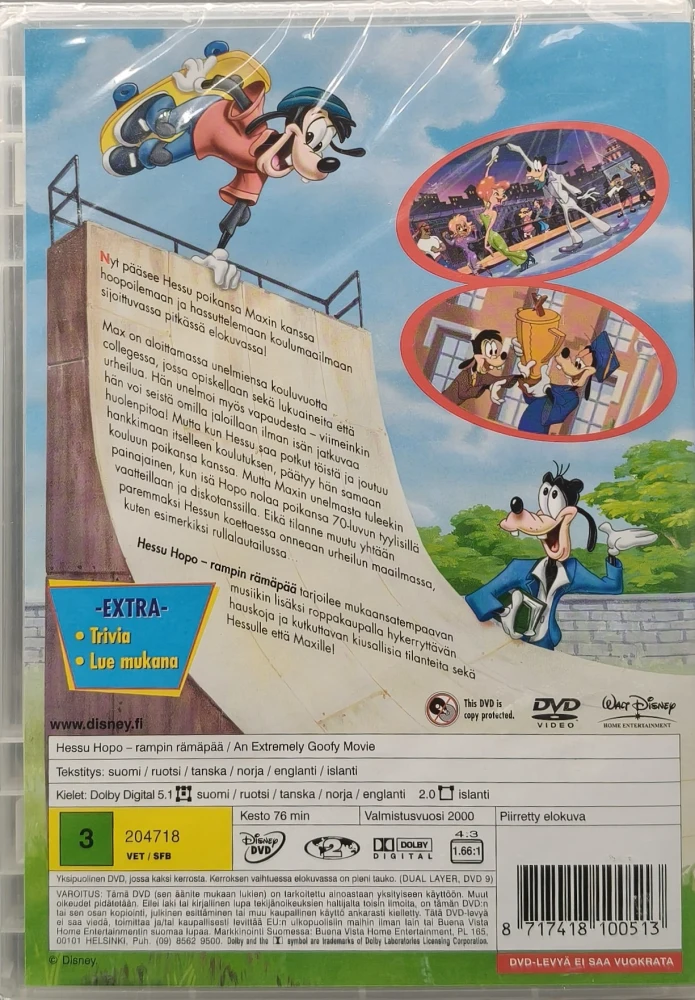 UUSI (DVD) Walt Disney: Hessu Hopo - Rampin rämäpää (2000)