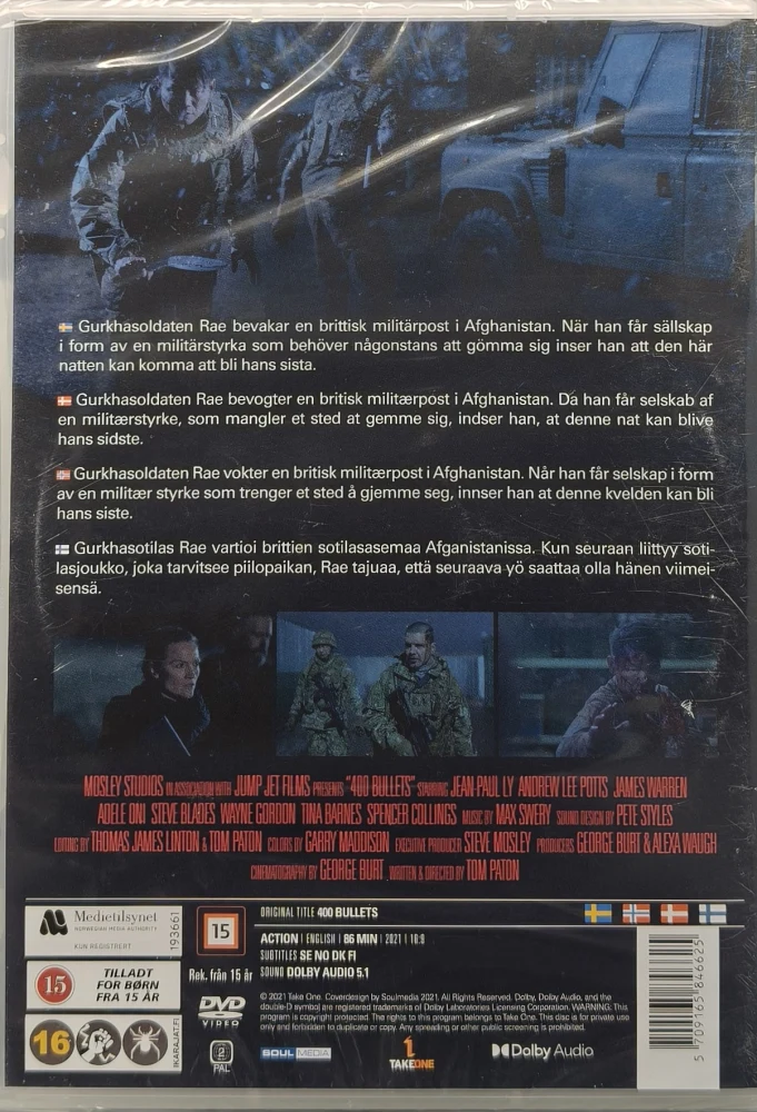 UUSI (DVD) 400 BULLETS (2021)