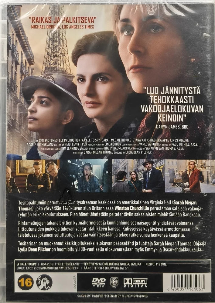UUSI (DVD) A CALL TO SPY (2019) SUOMIKANNET