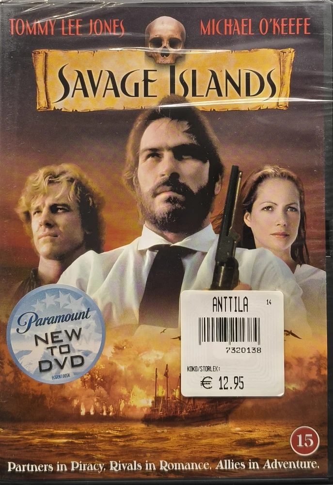 UUSI (DVD) Tommy Lee Jones : Savage islands - Seikkailujen saari (1983)