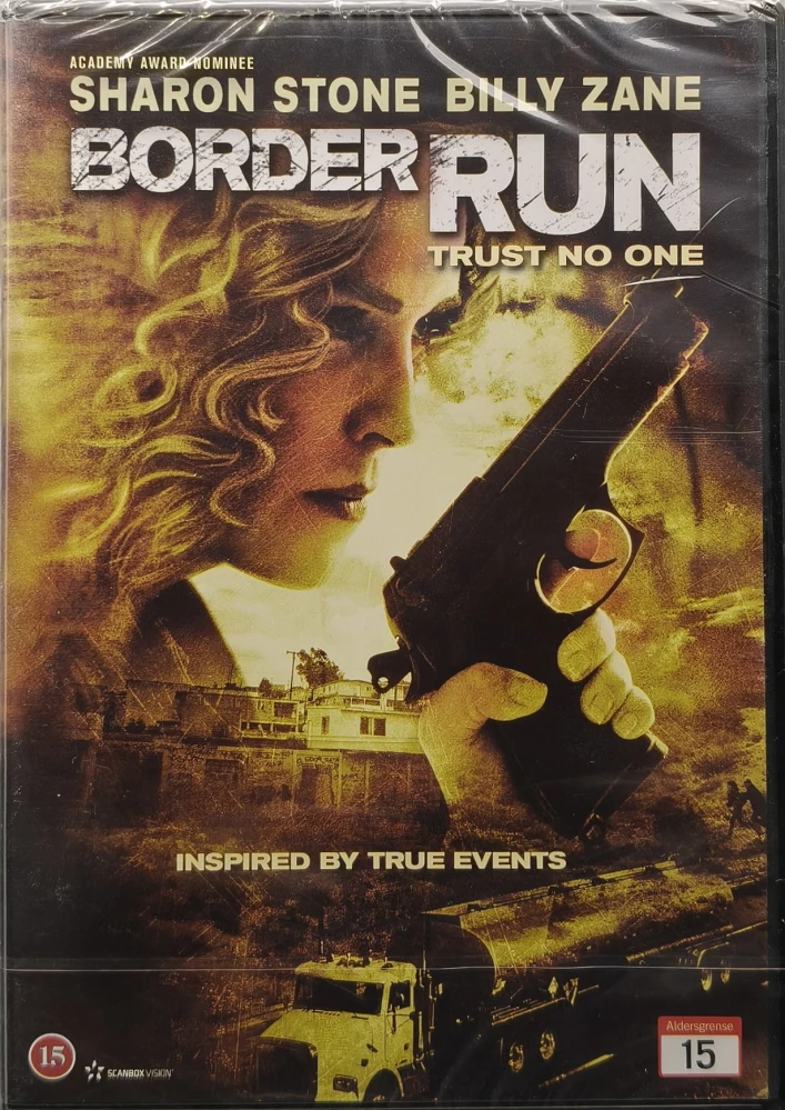 UUSI (DVD) Sharon Stone : Border Run (2012)