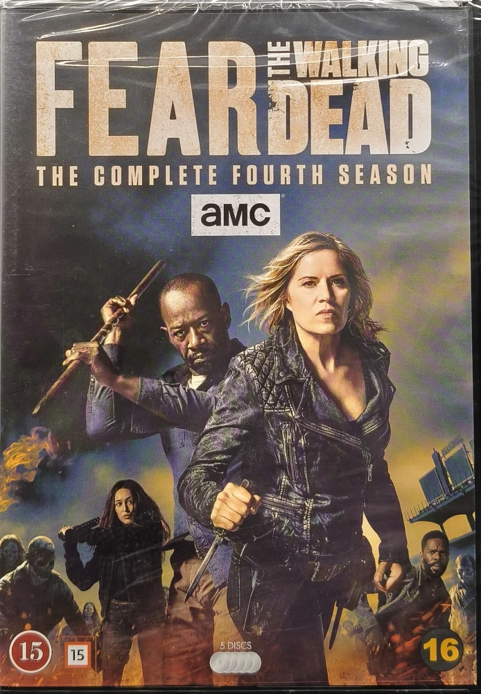 UUSI (5 DVD) Fear The Walking Dead: Kausi 4 (2018)