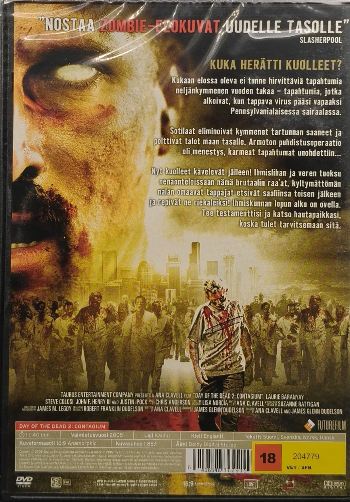 UUSI (DVD) Day of the Dead 2: Contagium - SUOMIKANNET