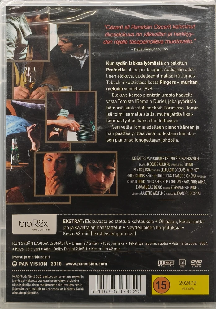UUSI (DVD) Kun sydän lakkaa lyömästä (2005)
