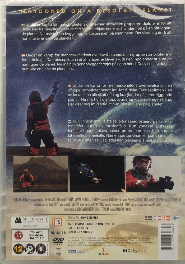 UUSI (DVD) DUNE DRIFTER (2020) SUOMITEKSTIT