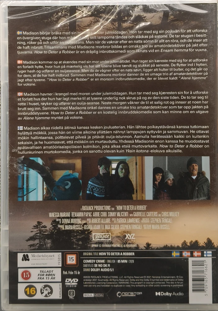 UUSI (DVD) HOW TO DETER A ROBBER (2020)
